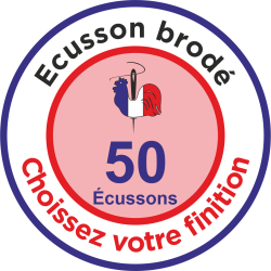 Lot de 50 ÉCUSSONS RONDS...